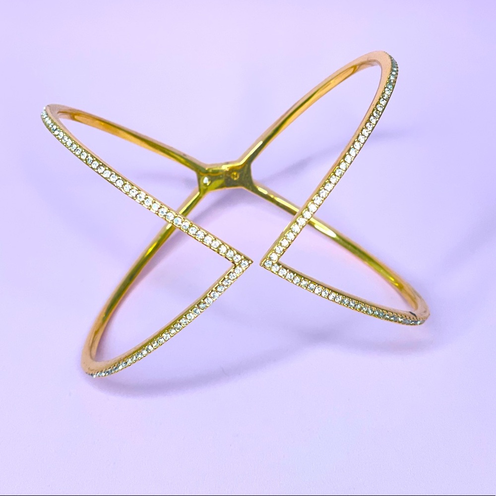 Gold Pave Cuff